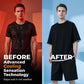 🎉 OFERTĂ LIMITATĂ: 50% REDUCERE! 👕 Set de tricou și pantaloni scurți din tricot tip „waffle” pentru bărbați – țesătură cu efect răcoritor și croială lejeră 💙