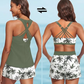 👙🔥Reducere specială 2026: 50% reducere✨Set de costum de baie pentru femei, format din 3 piese: tankini cu pantaloni scurți
