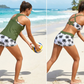 👙🔥Reducere specială 2026: 50% reducere✨Set de costum de baie pentru femei, format din 3 piese: tankini cu pantaloni scurți