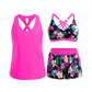 👙🔥Reducere specială 2026: 50% reducere✨Set de costum de baie pentru femei, format din 3 piese: tankini cu pantaloni scurți