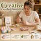 Set pentru realizarea unei brățări croșetate DIY, inspirat din natură
