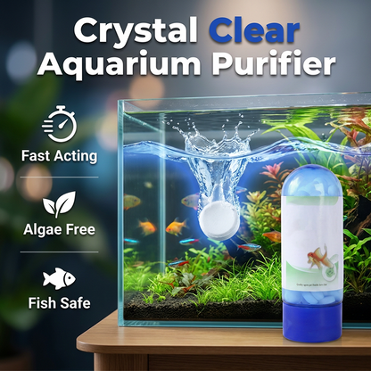🌿 Îndepărtează algele existente și previne apariția altora noi! Tablete pentru îndepărtarea algelor din acvariu – Apă cristalină ✨