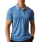 👔 Tricou Polo Bărbați – Guler Contrast cu Dungi, Uscare Rapidă, Respirabil & Elegant, L-2XL, 8 Culori ✨