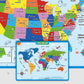 🗺️🧩Postere și panouri didactice de geografie pentru copii🪐