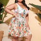 👗 Rochă de baie tip rochie dintr-o singură piesă, cu imprimeu floral pentru femei