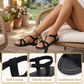 👡 Sandale plate pentru femei, cu perle