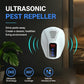 Dispozitiv ultrasonic silențios de alungare a șoarecilor, cu acoperire de 360°