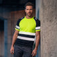 🏃☀️🦺 REDUCERE DE 50%! Tricou cu guler rotund de înaltă vizibilitate – ușor, vizibil, ideal pentru alergare.