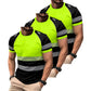 🏃☀️🦺 REDUCERE DE 50%! Tricou cu guler rotund de înaltă vizibilitate – ușor, vizibil, ideal pentru alergare.