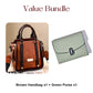 Geantă de mână tip crossbody vintage pentru femei, cu curea ajustabilă