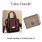 Geantă de mână tip crossbody vintage pentru femei, cu curea ajustabilă