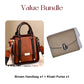Geantă de mână tip crossbody vintage pentru femei, cu curea ajustabilă