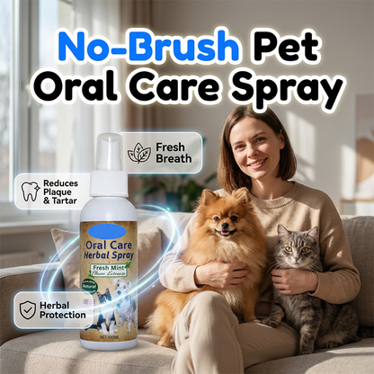 Spray dentar fără periuță pentru animale de companie