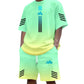 🎉 LIMITED TIME 50% OFF! 👕 Men's Summer T-Shirt & Shorts Two-Piece Set – Gradient Design & Breathable Fabric ☀️