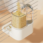 📢📢50% REDUCERE !! ⏰Hrănitor și adăpător automat 2-în-1 pentru păsări, pentru cușcă