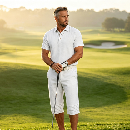 👕 REDUCERE DE 50% ACUM! 🩳 Set de cămașă de vară și pantaloni scurți pentru bărbați – Ușor, respirabil și perfect pentru plajă – Ideal pentru vacanțe și ieșiri în aer liber ☀️