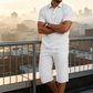 👕 REDUCERE DE 50% ACUM! 🩳 Set de cămașă de vară și pantaloni scurți pentru bărbați – Ușor, respirabil și perfect pentru plajă – Ideal pentru vacanțe și ieșiri în aer liber ☀️