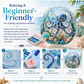🌊 Pictură DIY cu perle marine – Creează-ți propriul tablou de perete unic, cu o temă frumoasă inspirată de mare