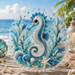 🌊 Pictură DIY cu perle marine – Creează-ți propriul tablou de perete unic, cu o temă frumoasă inspirată de mare
