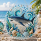 🌊 Pictură DIY cu perle marine – Creează-ți propriul tablou de perete unic, cu o temă frumoasă inspirată de mare