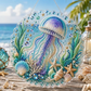 🌊DIY Ocean Pearl Painting – Create Your Own Unique Wall Art with a Beautiful Sea Theme