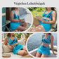 🏖️👙 Costum de baie din trei piese pentru femei, cu imprimeu  🌺💕