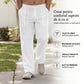 Pantaloni casual pentru bărbați, cu talie elastică și ușoară