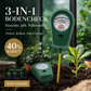 🌱 🔥 3-w-1 analizator gleby z wskaźnikiem wskazówkowym – mierzy pH, wilgotność i światło. Idealny do ogrodu, trawnika i roślin doniczkowych – prosty montaż przez wbicie, bez baterii. 🌿
